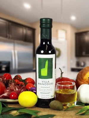 Huile d’olive extra vierge au romarin - Villa Manodori
