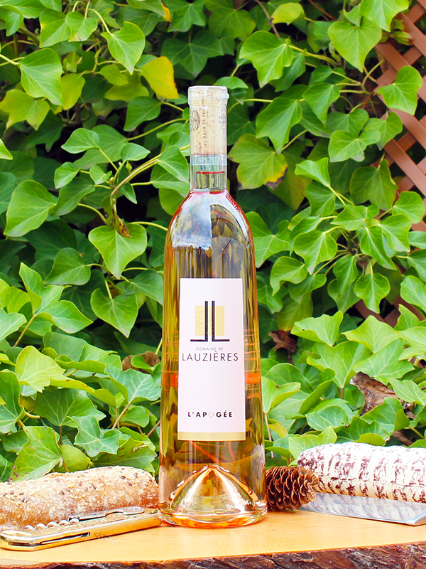Bouteille de L'Apogée rosé du Domaine des Balisiers
