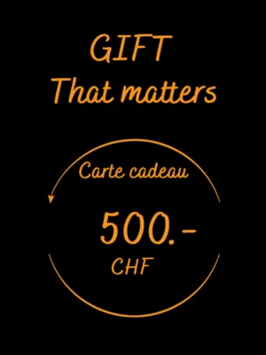 Carte cadeau d'une valeur de 500.- CHF