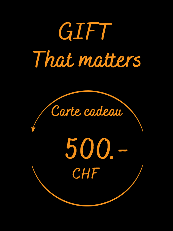 Carte cadeau d'une valeur de 500.- CHF