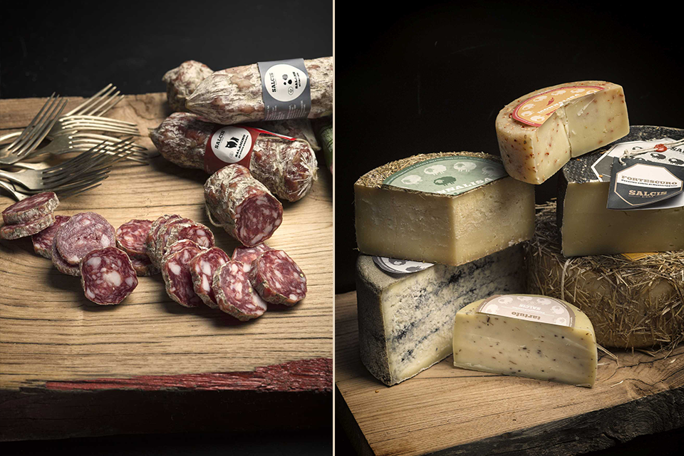 Duo charcuterie fromage artisanaux Salcis