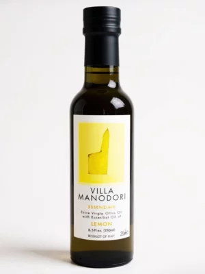 Huile d’olive extra vierge au citron Villa Manodori 250 ml bouteille