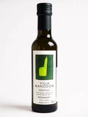 Huile d’olive extra vierge au romarin Villa Manodori 250 ml bouteille