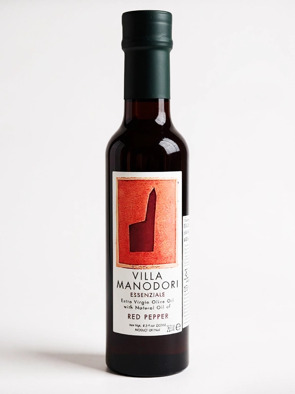 Huile d’olive extra vierge au piment Villa Manodori 250 ml bouteille