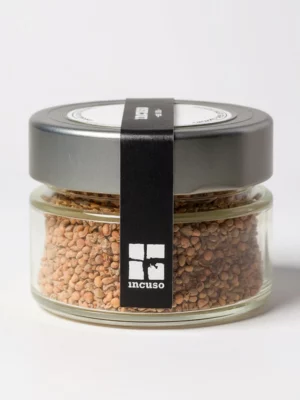 Concassé de câpres Incuso 50 gr en bocal, préparation sicilienne concentrée.