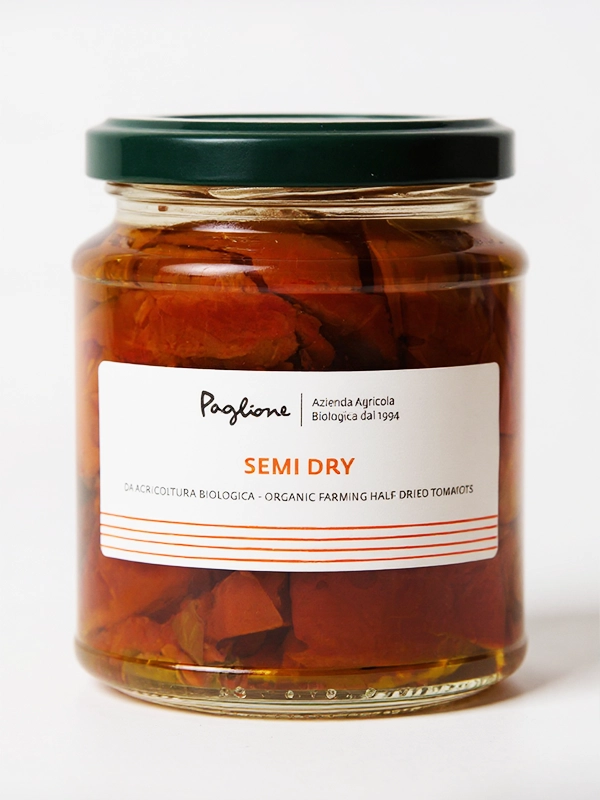 Tomates semi-sèches à l’huile d’olive - bio - Paglione