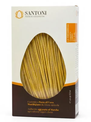 Chitarrina aux œufs Pasta Santoni 250 g pâte italienne en paquet
