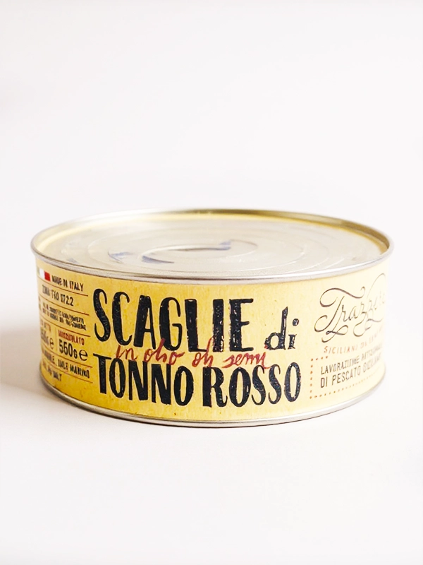 Copeaux de thon rouge à l'huile d’olive extra vierge - Trazzere Del Gusto