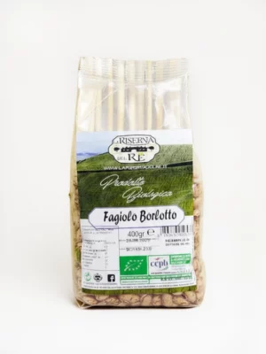 Haricots Borlotti Trazzere Del Gusto 400 g légumineuses italiennes en paquet