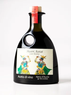 Vinaigre rouge réserve cépage Nero d’Avola Trazzere Del Gusto 250 ml bouteille