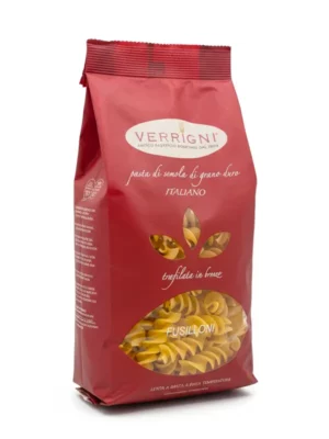 Fusilloni semola Verrigni 500 g pâte italienne en paquet