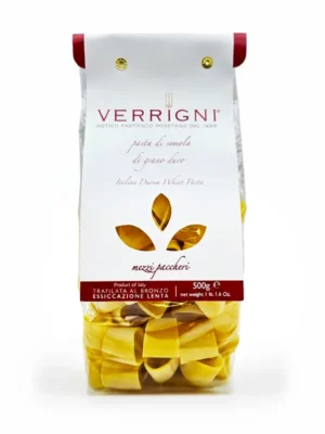 Mezzi paccheri semola Verrigni 500 g pâte italienne en paquet