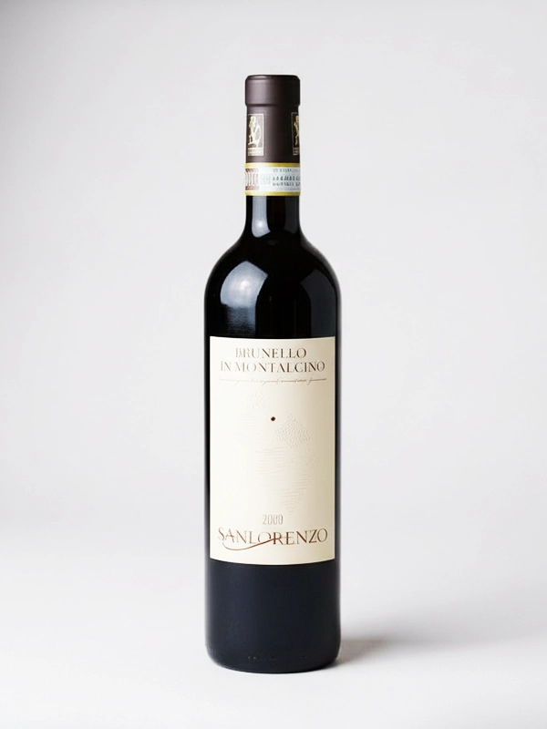 Vin rouge DOCG Brunello di Montalcino 2010 Podere San Lorenzo 75 cl, millésime d'exception.