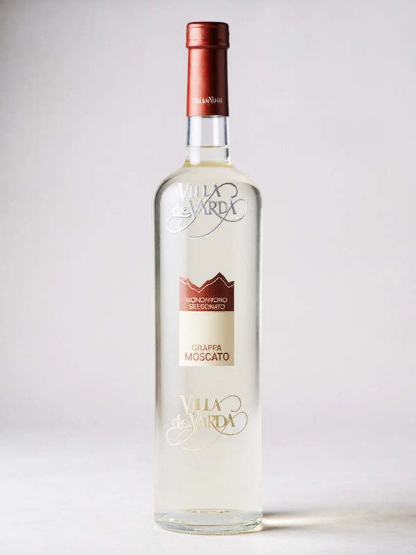 Grappa Moscato Villa de Varda 70 cl spiritueux italien en bouteille