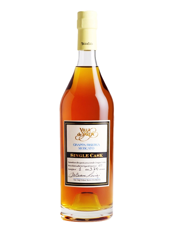 Grappa Riserva Moscato Single Cask Villa de Varda 70 cl