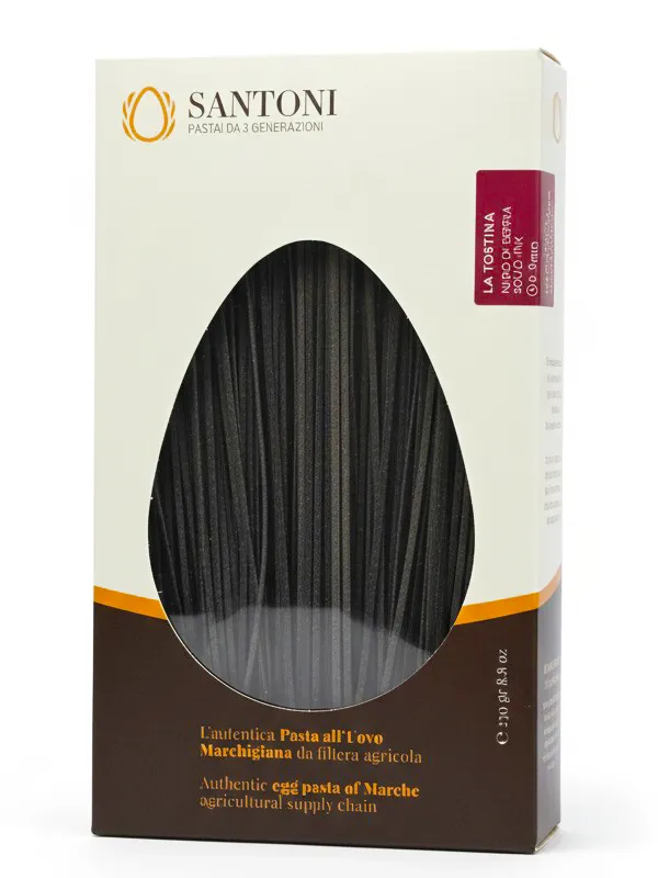 Tagliatellle à l'encre de seiches - Pasta Santoni
