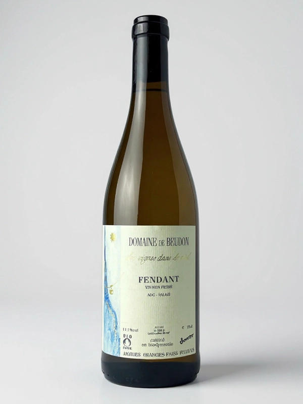 Vin blanc AOC Valais Fendant 2020 Domaine de Beudon 75 cl en bouteille.